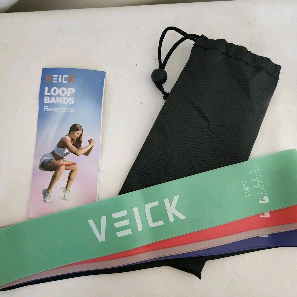 Veick Resistance Loop Bands Set Light to Extra Heavy